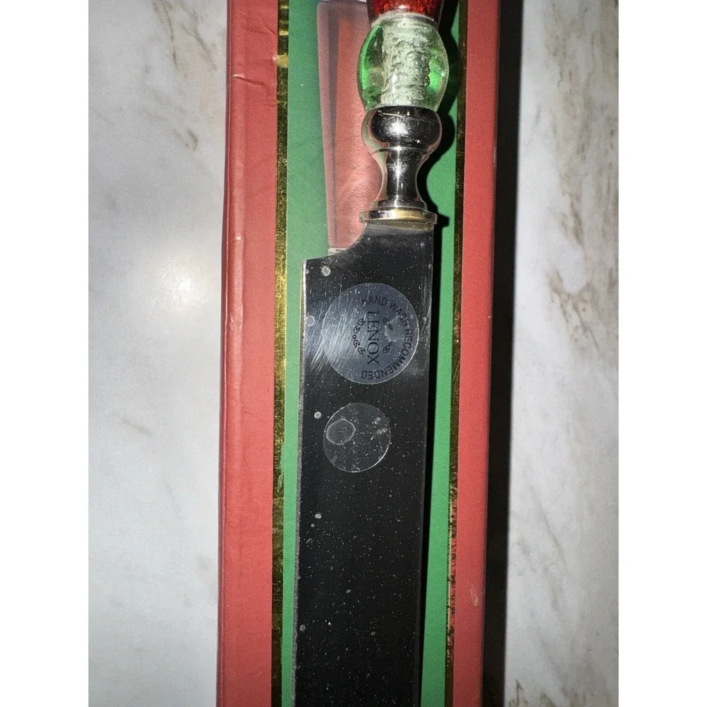 Lenox Holiday Gatherings Cake Knife Stainless New in‎ Box